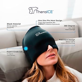 ChillMind™ Migraine Relief Cooling Cap – Instant Headache & Stress Relief Gel Hat